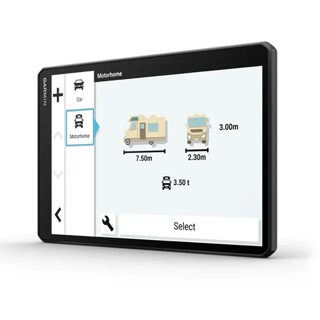 Garmin Camper 1095 10", WIFI, BT, tilpasset camping 