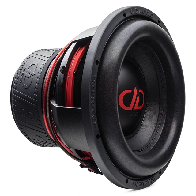 DD Audio 712f D2 12" subwoofer 12", 1500W RMS, 2x2 Ohm 
