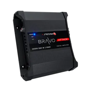 Stetsom BRAVO ATTACK 3000 monoforsterker 3000W RMS, 2 Ohm, SPL, Kl.D
