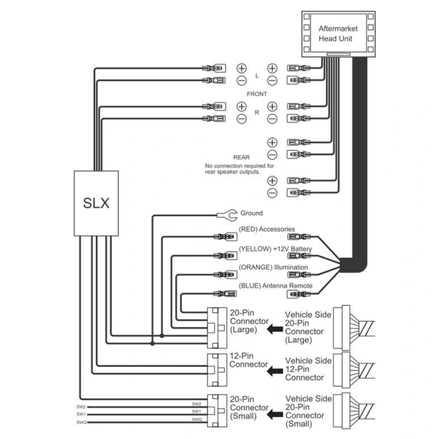 Beatsonic komplett monteringskit 2-DIN IS u/navi m/aktivt system (2006-2012) 