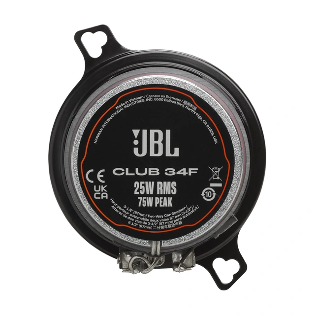 JBL CLUB34F høyttalerpar 3,5", 25W RMS, 75W Maks 