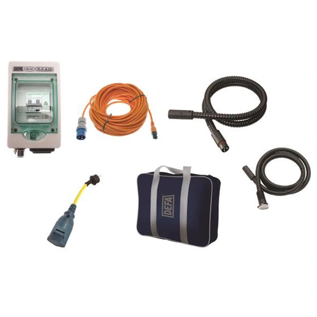 DEFA PowerSystems Landstrømpakke nr 1 Inntak, sikringsboks og kabler 