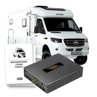 Lydpakke til Hymer MLT 570 Caratec PP85 forsterker originalt