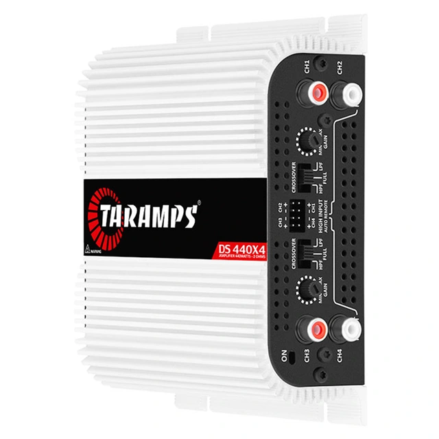 Taramps DS440X4 4-kanals forsterker 4x110W i 2 Ohm 