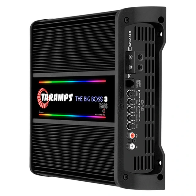 Taramps The Big Boss 3 Bass monoforst. 3000W RMS, 0.5-2 Ohm, RGB, Sort 