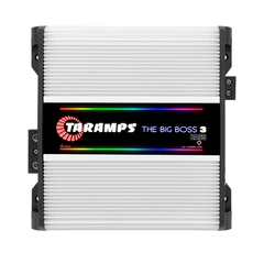 Taramps The Big Boss 3 Bass monoforst. 3000W RMS, 0.5-2 Ohm, RGB, Hvit