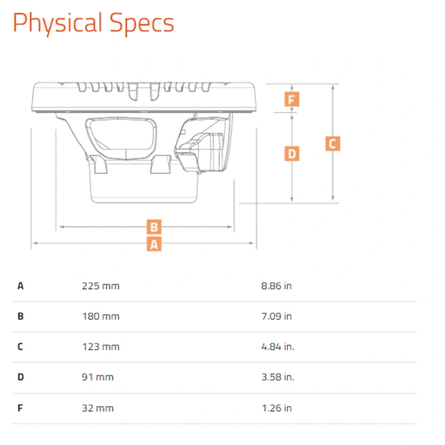 Hertz HMX 8 TW høyttalerpar IP65, 100W RMS, Hvit 