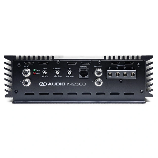 DD Audio M2500 monoforsterker 2500W RMS. Klasse D. 1 Ohm 