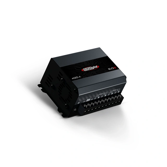 SounDigital SD400.4 EVO6 2 ohm 4x100W, 2Ohm, 4-kanaler 