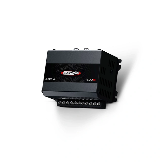 SounDigital SD400.4 EVO6 2 ohm 4x100W, 2Ohm, 4-kanaler 