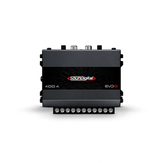 SounDigital SD400.4 EVO6 2 ohm 4x100W, 2Ohm, 4-kanaler