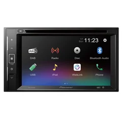 Pioneer AVH-A240DAB CD/DVD, BT, DAB+, USB, AUX, 6.2"