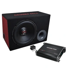 Ground Zero BASS KIT 12.300X-II 12", monoforsterker, 200W RMS