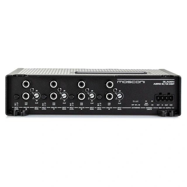 MOSCONI AERO 8|12 DSP 8-innganger, 12-kanals DSP, Hi-Res 