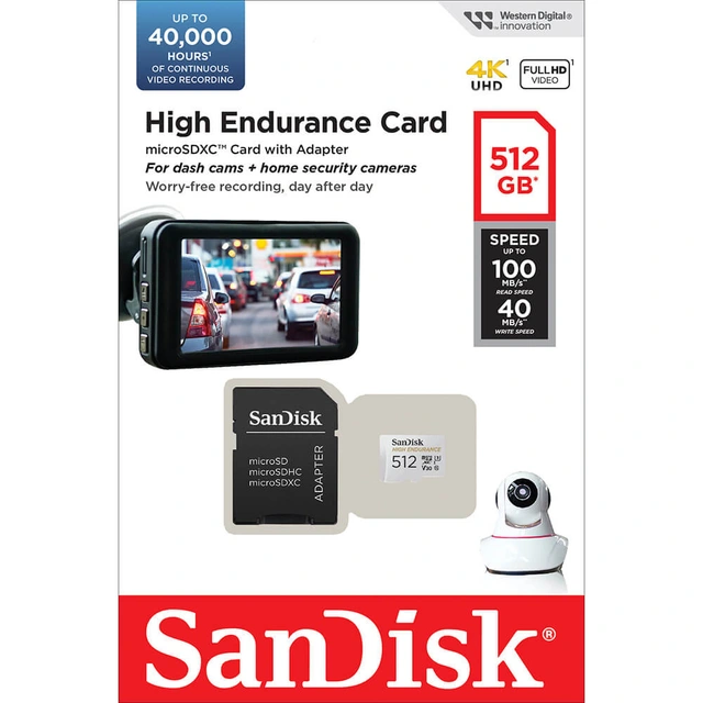Sandisk High Endurance microSDHC 5 | Kjøp hos Bilradiospesialisten