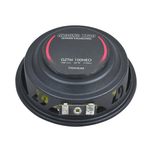 Ground Zero GZTC 165.3 høyttalersett 6.5", 120W RMS, Titanium-serie 