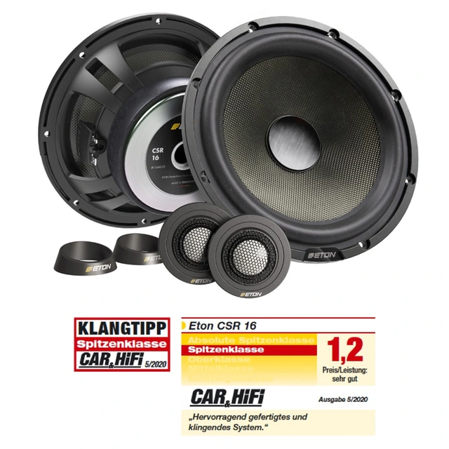 Eton CSR 16. 6,5" komponentsett 6,5", 70W RMS, CSR serien 
