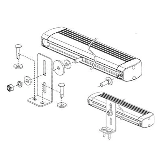 Axixtech Monteringsbrakett Monteringsbrakett for LED Beacon 
