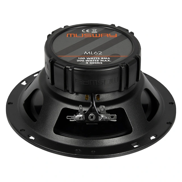 Musway ML62 høyttalerpar 6.5", 100W RMS, 4 Ohm 