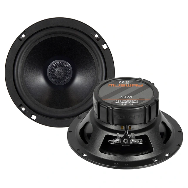 Musway ML62 høyttalerpar 6.5", 100W RMS, 4 Ohm 