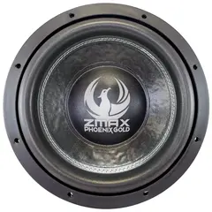 Phoenix Gold ZMAX122 12" subwoofer 1500W RMS, 4500W SPL Subwoofer, 2x2 Ohm.