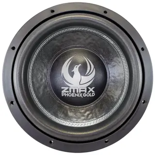 Phoenix Gold ZMAX122 12" subwoofer 1500W RMS, 4500W SPL Subwoofer, 2x2 Ohm.