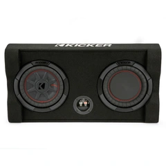 Kicker TRTP8 downfire basskasse 8" i kasse, 300W RMS, 2 Ohm, CompRT