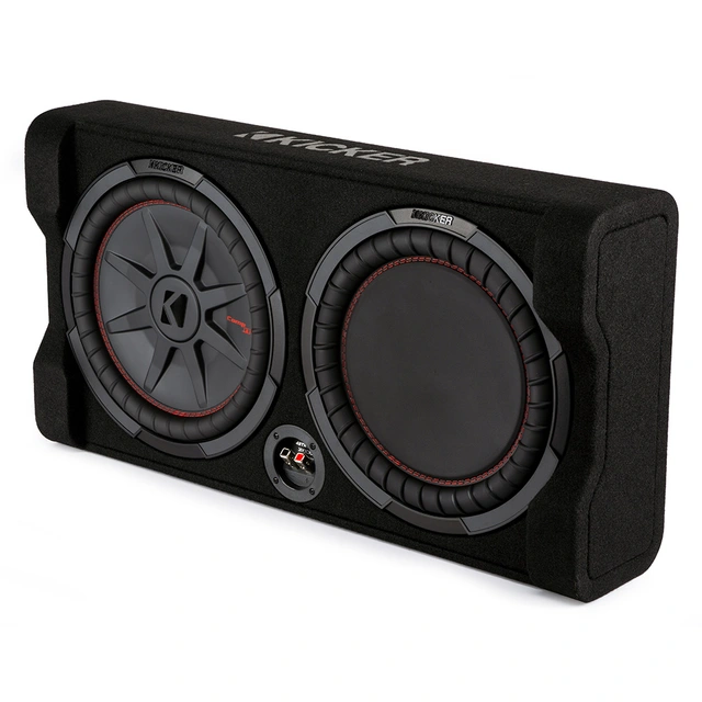 Kicker TRTP12 downfire basskasse 12" i kasse, 500W RMS, 2 Ohm, CompRT 