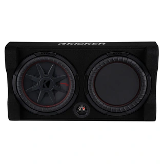 Kicker TRTP12 downfire basskasse 12" i kasse, 500W RMS, 2 Ohm, CompRT