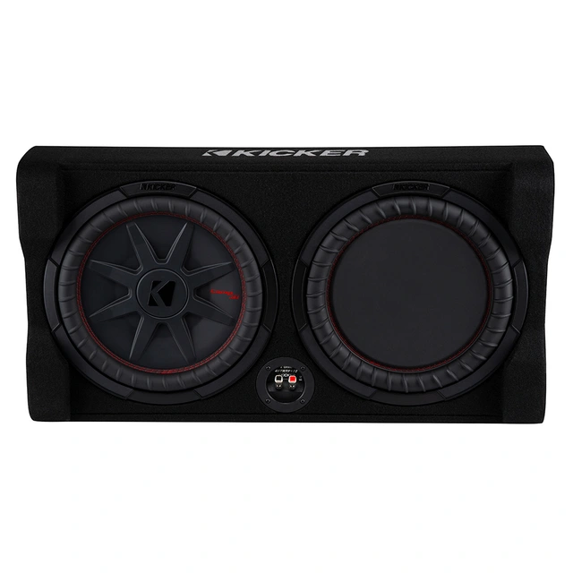 Kicker TRTP12 downfire basskasse 12" i kasse, 500W RMS, 2 Ohm, CompRT 