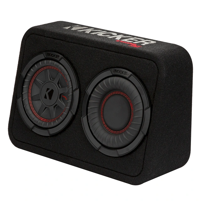 Kicker TCWRT67 slim basskasse 6,75" i kasse, 150W RMS, 2 Ohm, CompRT 