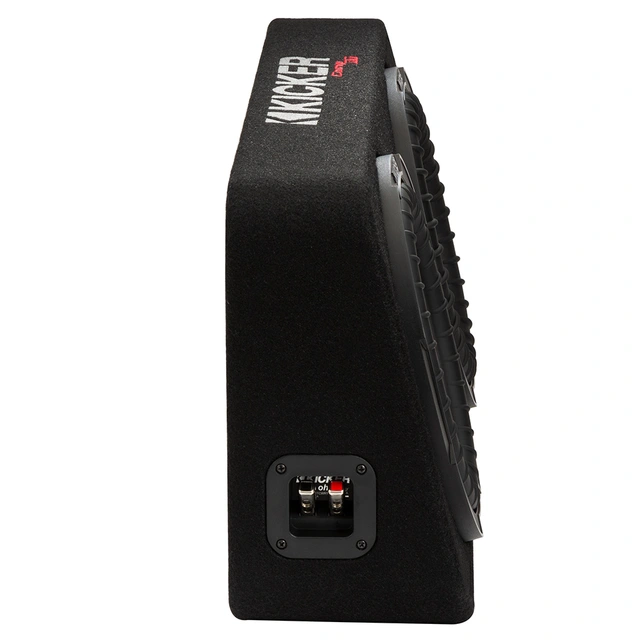 Kicker TCWRT10 slim basskasse 10" i kasse, 400W RMS, 2 Ohm, CompRT 