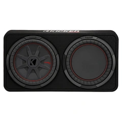 Kicker TCWRT12 slim basskasse 12" i kasse, 500W RMS, 2 Ohm, CompRT