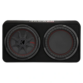 Kicker TCWRT12 slim basskasse 12" i kasse, 500W RMS, 2 Ohm, CompRT