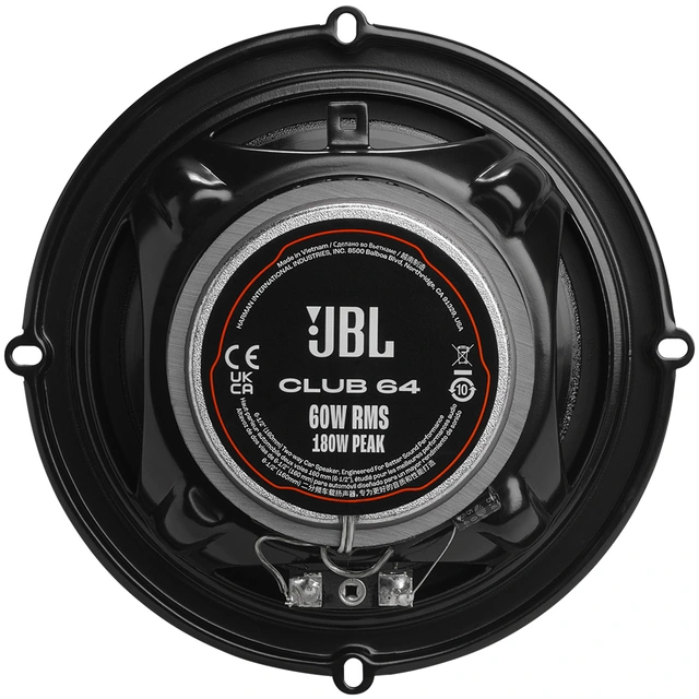 JBL CLUB64 høyttalerpar 6,5", 60W RMS, 180W Maks 
