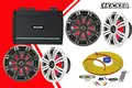 Kicker "RED" båtstereopakke KXMA4004 2x KM84L SEA4287