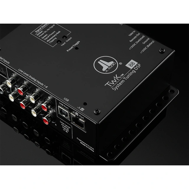 JL Audio TwK-88 DSP 8-kanals DSP, 8 lavnivå inn- og utganger 