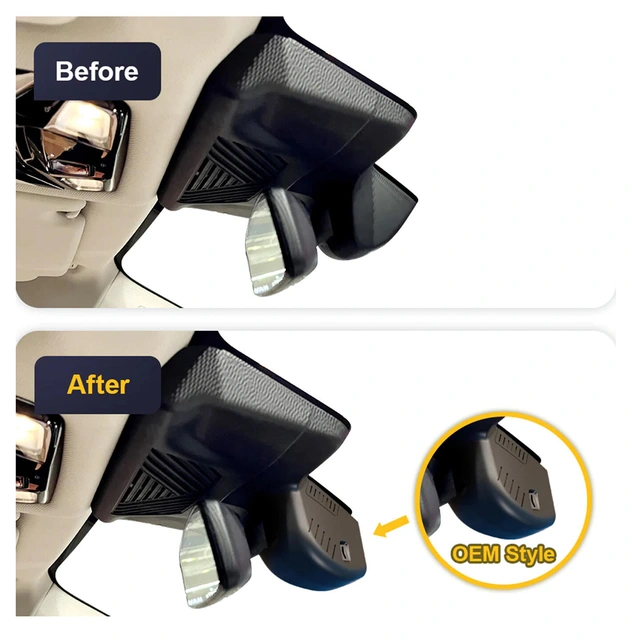 FITCAMX Integrert 4K Dashcam (foran+bak) BMW X1/iX1 (2023 -->) 