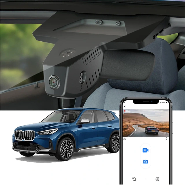FITCAMX Integrert 4K Dashcam (foran+bak) BMW X1/iX1 (2023 -->) 