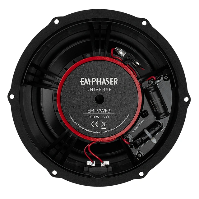 Emphaser EM-VWF3 Høyttalersett T5/T5.1 8", 80W RMS, VW T5/T5.1 3-veis sett 