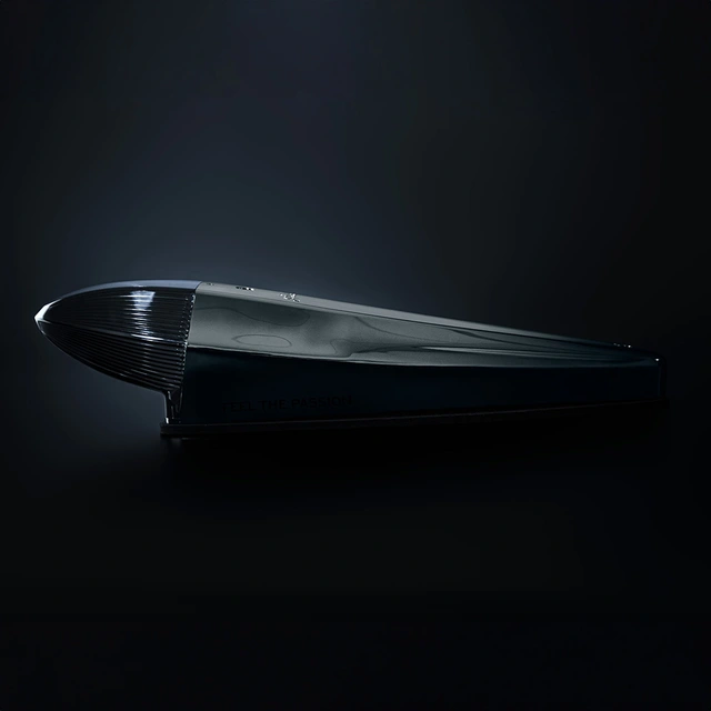 Strands Black Bullet Torpedo Light Markeringslys med innebygd varsellys 