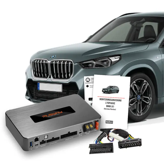 Lydpakke til BMW iX1 med Harman Kardon BMW iX1 2023-> med S674A Harman Kardon 