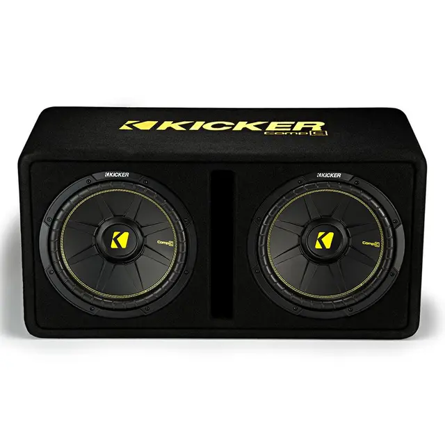Kicker Kickpack 2x12" basspakke Pakke med 2x12", forsterker og kabelsett 