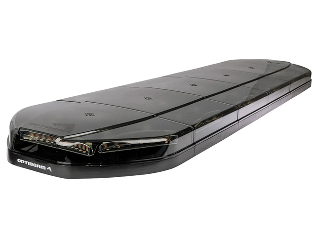 Optibeam Dark Phantom Varsellysbjelke 1200mm. Oransje. ECE R65 / R10. IP67 