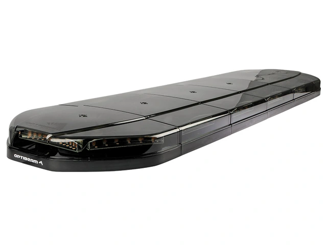 Optibeam Dark Phantom Varsellysbjelke 1200mm. Oransje. ECE R65 / R10. IP67 