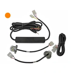 Axixtech varsellys for innfelling 9x3W, 12/24V, Ikke E-merket