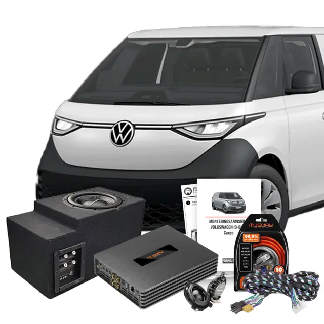 Lydpakke til VW ID.Buzz Cargo Volkswagen ID. Buzz Cargo 2022-> 3-seter 