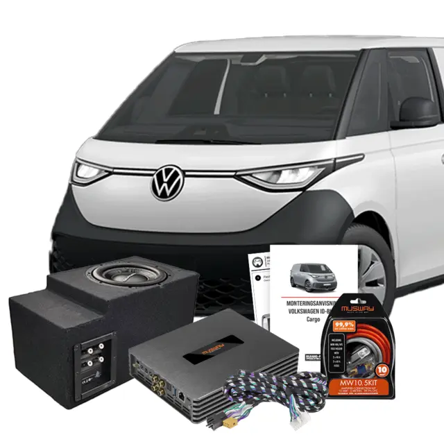 Lydpakke til VW ID.Buzz Cargo Volkswagen ID. Buzz Cargo 2022-> 3-seter 
