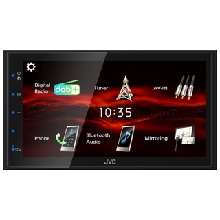 JVC KW-M180DBT DAB+, BT, USB, shortbody