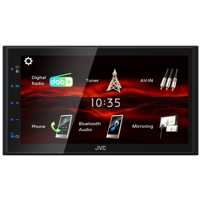 JVC KW-M180DBT DAB+, BT, USB, shortbody 